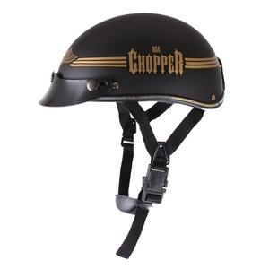 Casque de moto avec calotte RSA Skull noir mat