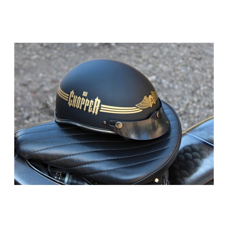 Casque Braincap RSA Skull noir mat