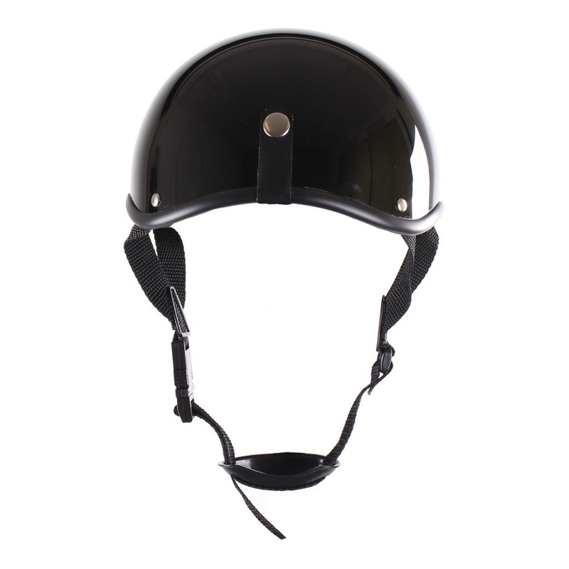 Casque moto RSA Chopper noir brillant