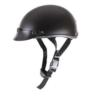 Přilba na motorku s chromovým lemováním RSA Chrome černá matná