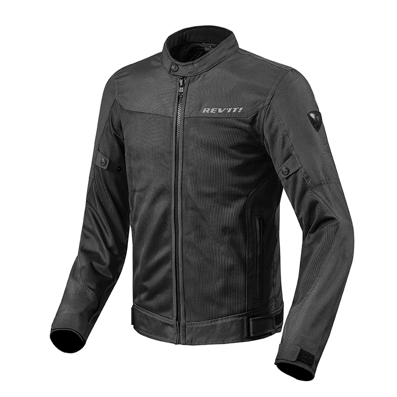 Revit Eclipse motorcycle jacket black soldes