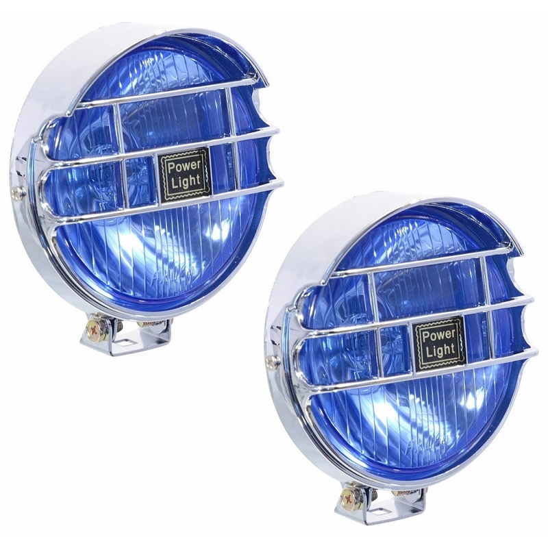 Světlo dálkové kulaté CHROM 2ks