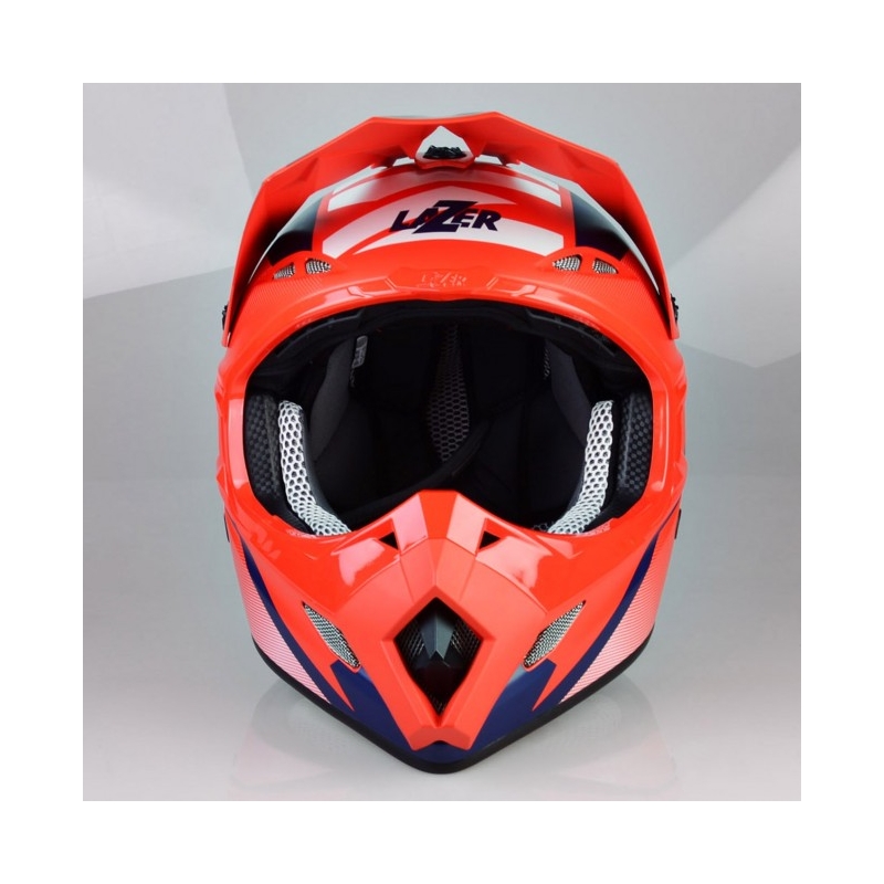 Motokrosová přilba Lazer MX8 X-Team Carbon červeno-modrá