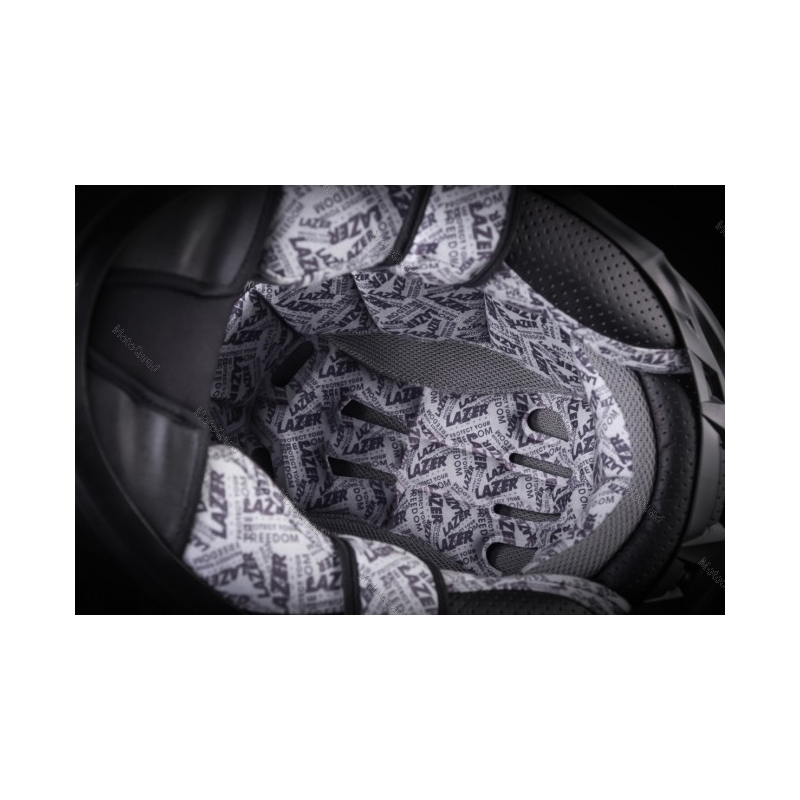 Casque moto intégral Lazer Bayamo Z-Line noir métal soldes