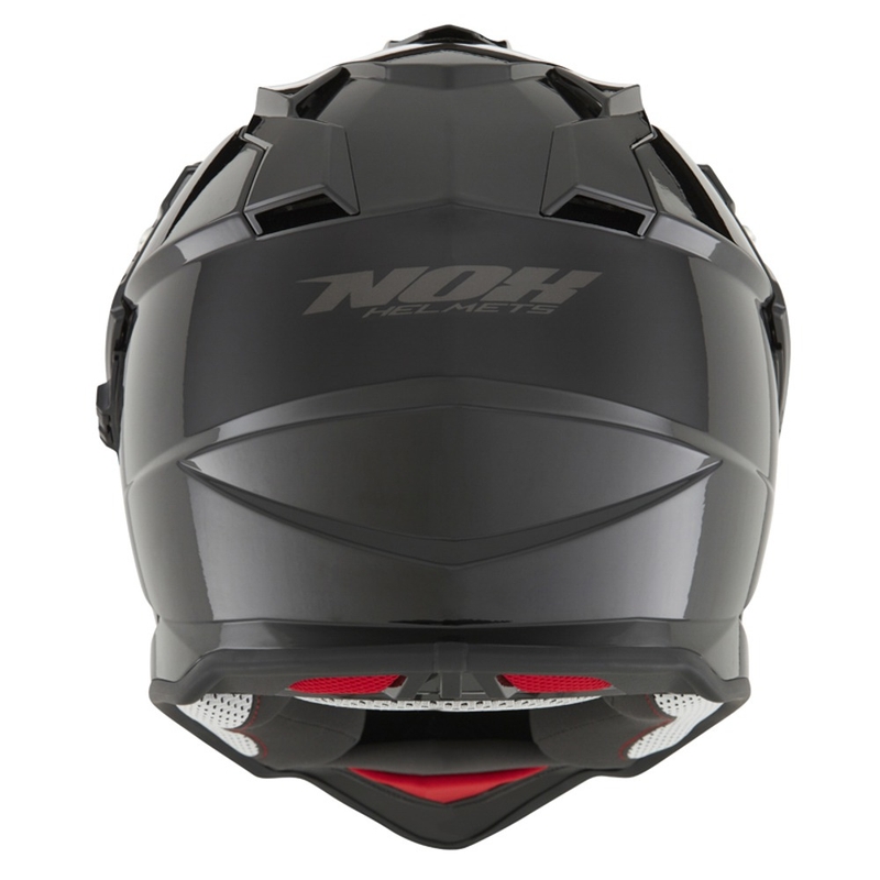 Casque d'enduro NOX N312 noir brillant