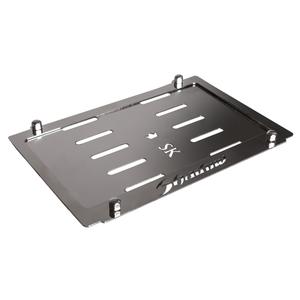 Plaque en acier inoxydable sous la plaque d'immatriculation SK Shadow