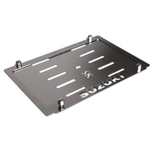Rondelle en acier inoxydable sous la plaque d'immatriculation Suzuki