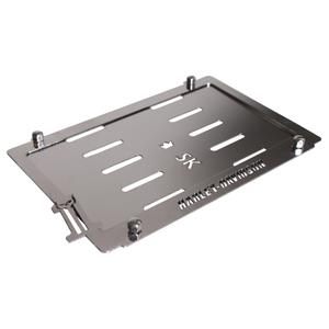 Plaque en acier inoxydable sous la plaque d'immatriculation Harley One