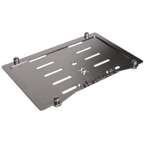 Plaque en acier inoxydable sous la plaque d'immatriculation SK Intruder