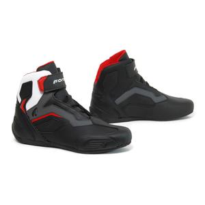 Bottes de moto Forma Stinger EVO Flow noir-rouge-blanc-gris
