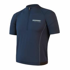 Maillot homme SENSOR COOLMAX ENTRY bleu foncé soldes