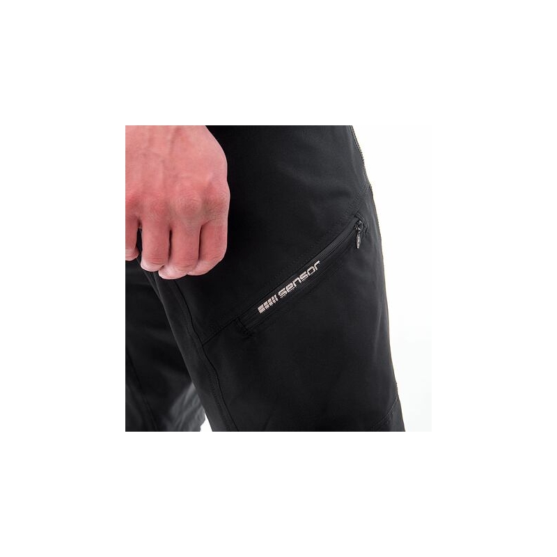 SENSOR HELIUM LITE pantalon court et ample pour hommes noir véritable soldes