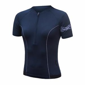Maillot femme SENSOR COOLMAX ENTRY bleu foncé soldes