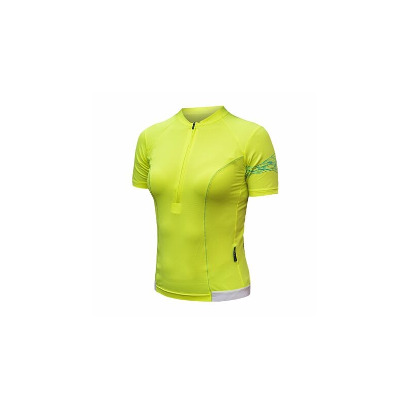 SENSOR COOLMAX ENTRY maillot femme jaune fluo soldes