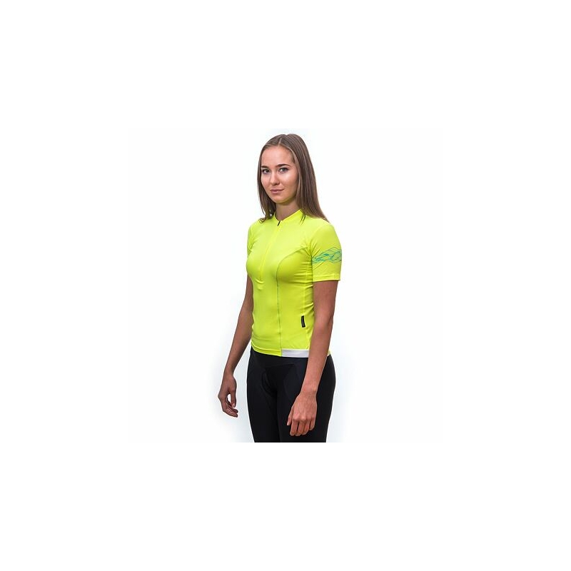 SENSOR COOLMAX ENTRY maillot femme jaune fluo soldes