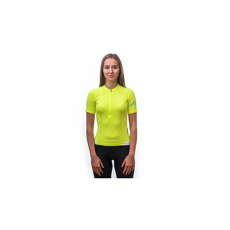 SENSOR COOLMAX ENTRY maillot femme jaune fluo soldes