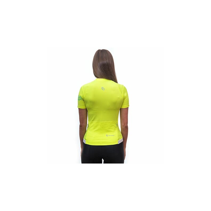 SENSOR COOLMAX ENTRY maillot femme jaune fluo soldes