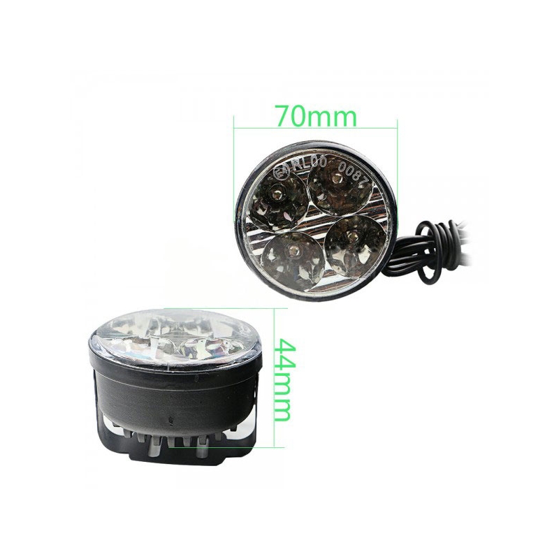 Světla denního osvětlení Superlight DRL 4 LED diody kulatá