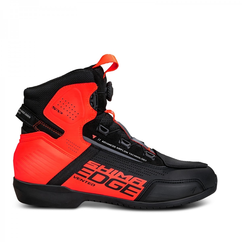 Bottes de moto Shima Edge Vent rouges
