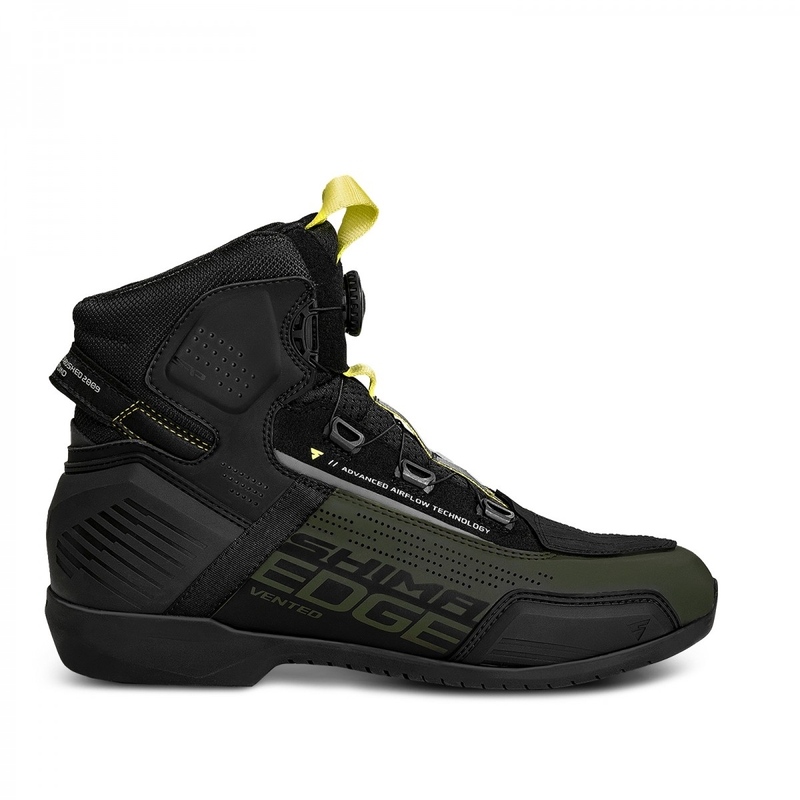 Bottes de moto Shima Edge Vent kaki
