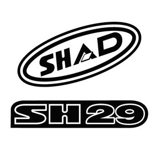 Samolepky SHAD červená pro SH29