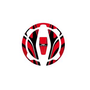 Ochranné nálepky na víčko nádrže PUIG RADIKAL červená