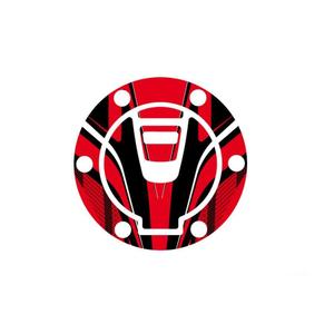 Ochranné nálepky na víčko nádrže PUIG RADIKAL červená