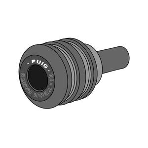 Spare nylon puck PUIG VINTAGE for M12 bolt černý