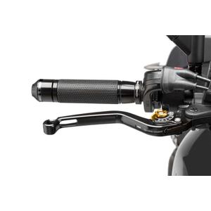 Levier de frein sans adaptateur PUIG 170NO long noir/or vente soldes