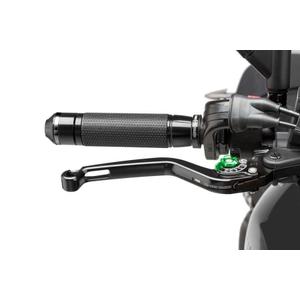 Levier de frein sans adaptateur PUIG 170NV long noir/vert