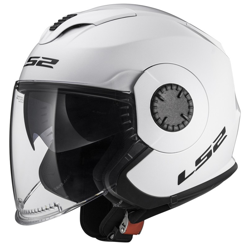 Casque ouvert LS2 OF570 Verso blanc brillant