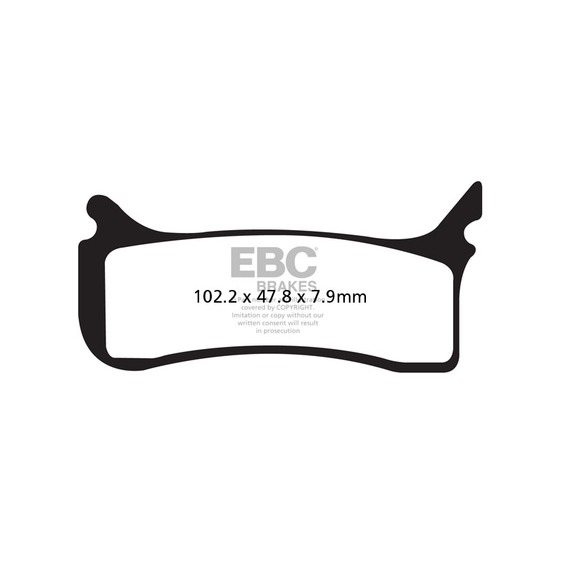 Brzdové destičky EBC