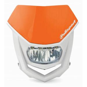 Maska se světlem POLISPORT HALO LED s LED světlem oranžová