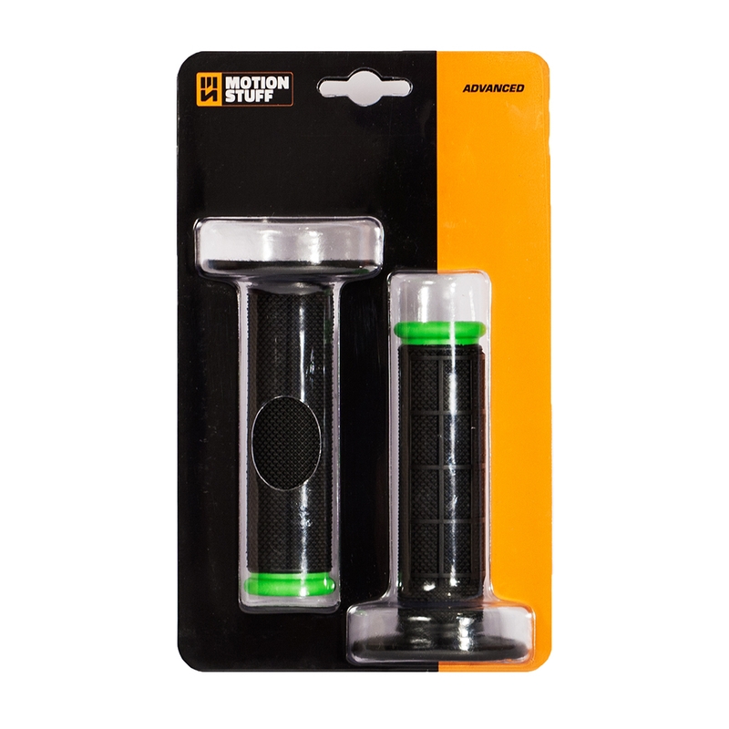 Motokrosové rukojeti MOTION STUFF černá/zelená