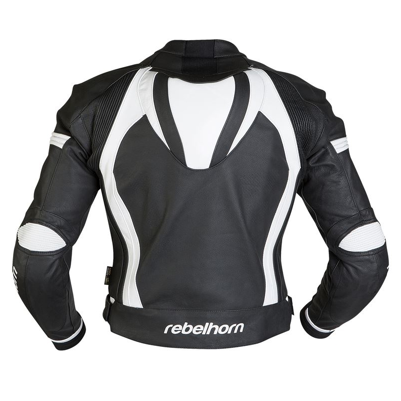 Bunda na motorku Rebelhorn Piston II černo/bílá