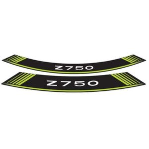 Linka na ráfek PUIG Z750 zelená linky na ráfek - sada 8ks