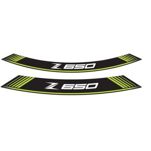 Linka na ráfek PUIG Z650 zelená linky na ráfek - sada 8ks