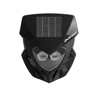 Headlights POLISPORT LOOKOS EVO Solar Version with LED (headlight+battery) černý