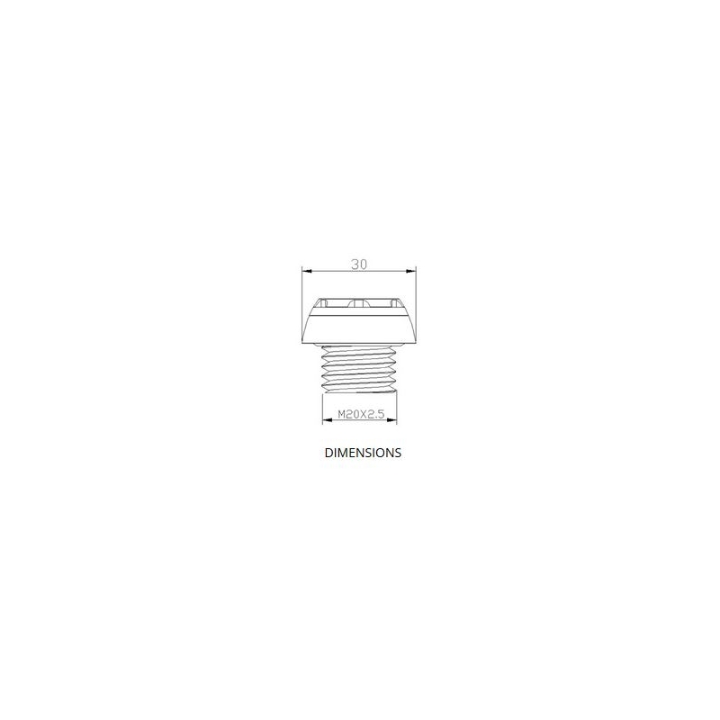 Zátka oleje PUIG TRACK černý