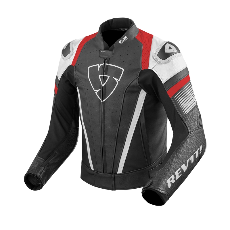 Bunda na motorku Revit Spitfire bílo-červená výprodej