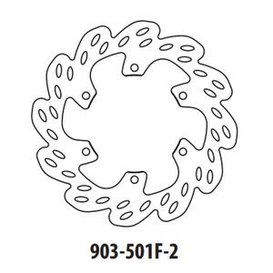 Brzdový kotouč GOLDFREN přední 245 mm