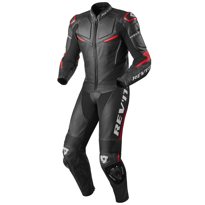 Jednodílná kombinéza Revit Masaru černo-červená výprodej
