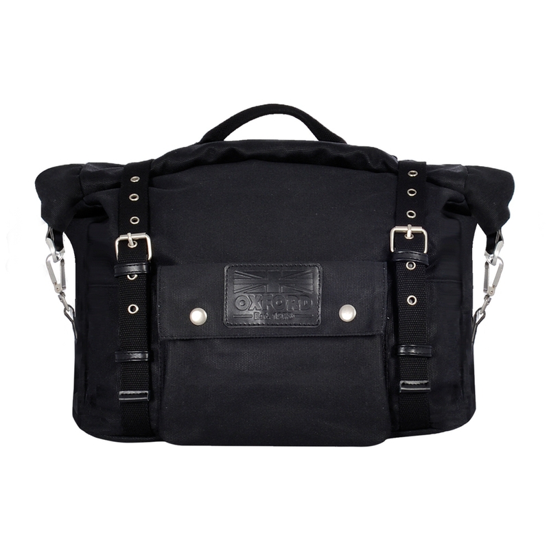 Sacs latéraux Oxford Heritage Black 40l pour motos