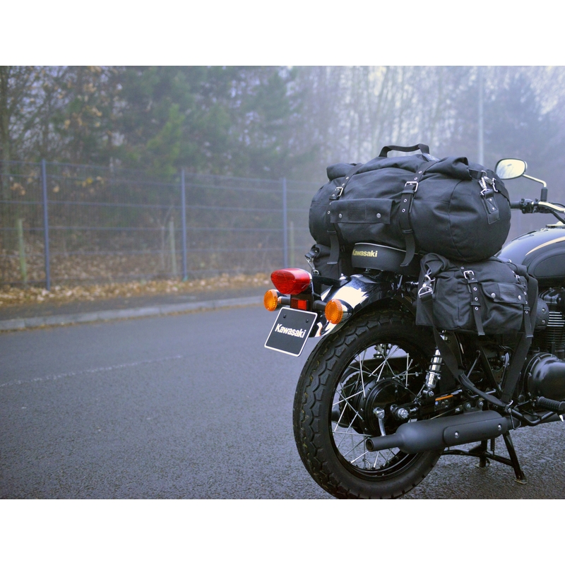 Sacs latéraux Oxford Heritage Black 40l pour motos