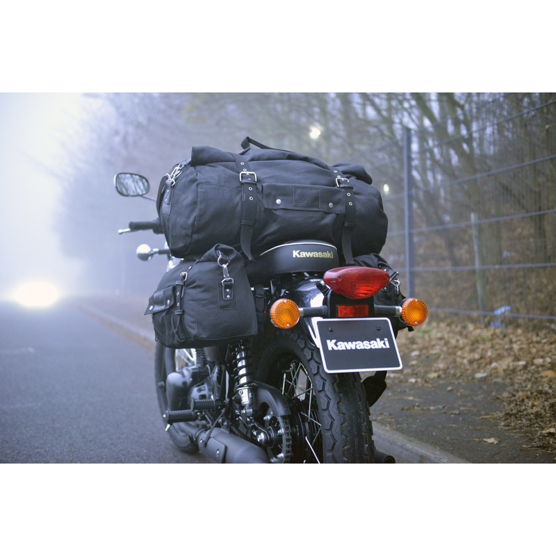 Sacs latéraux Oxford Heritage Black 40l pour motos
