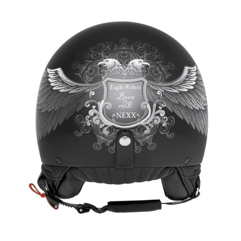 Otevřená přilba na moto Nexx X.60 Eagle Rider černo-stříbrná výprodej