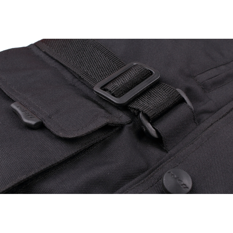 Veste de moto Roleff Liverpool noire et rouge