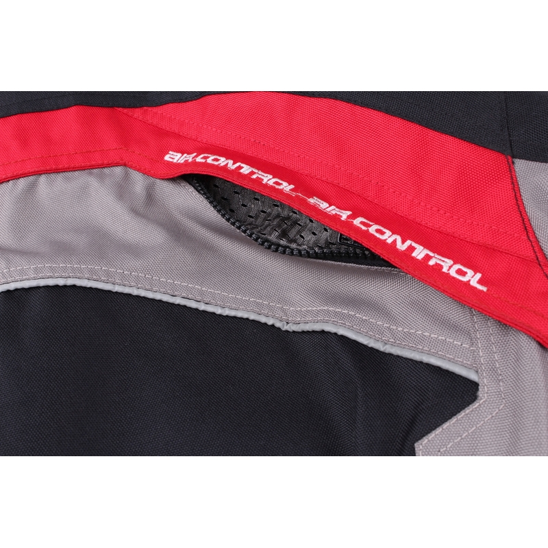 Veste de moto Roleff Liverpool noire et rouge