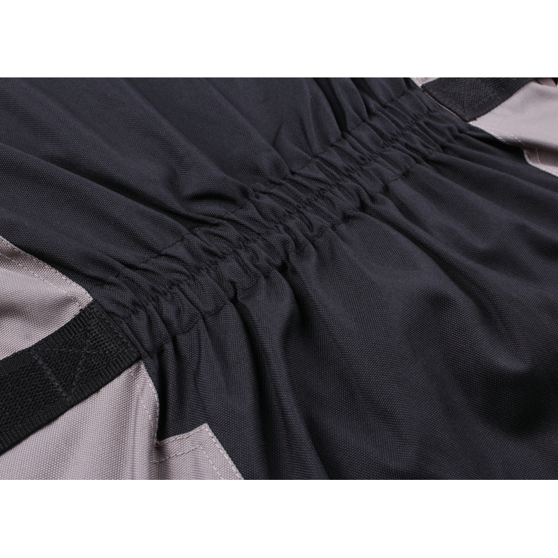 Veste de moto Roleff Liverpool noire et rouge