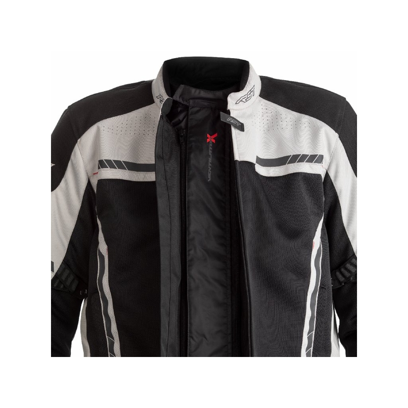 Bunda na motorku RST Pro Series Ventilator-X CE stříbrno-černá výprodej